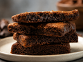 Brownie Box: 4 Large Classic Fudgy Brownies
