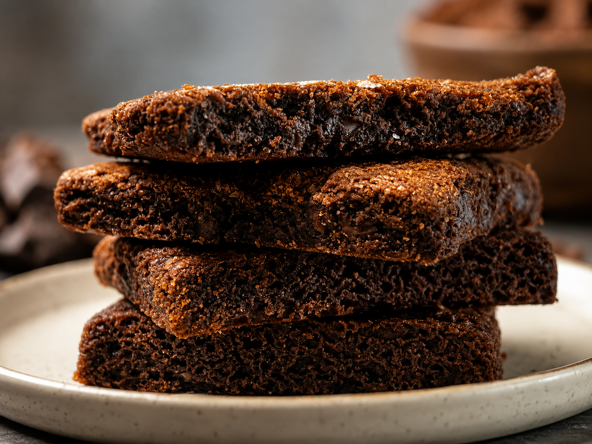 Brownie Box: 4 Large Classic Fudgy Brownies